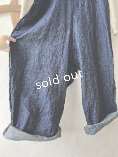 画像6: Libera&Capricciosa／リネンオーバーオール・12ozデニム