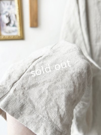 画像12: Libera&Capricciosa／天日干しリネンフードプルオーバー・オフ