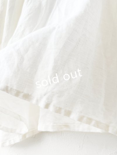 画像7: Libera&Capricciosa／オリーブオイルリネンフードプルオーバー・オフ