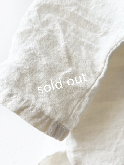 画像3: Libera&Capricciosa／天日干しリネンフードプルオーバー・オフ