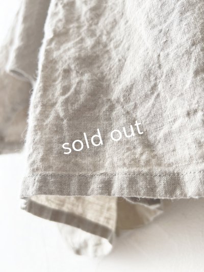 画像10: Libera&Capricciosa／天日干しリネンフードプルオーバー・オフ