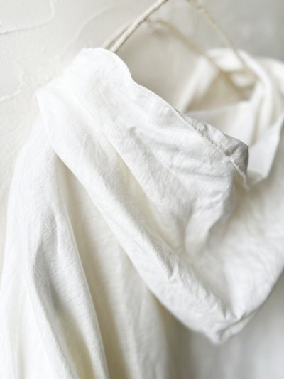 画像9: Libera&Capricciosa／オリーブオイルリネンフードプルオーバー・オフ