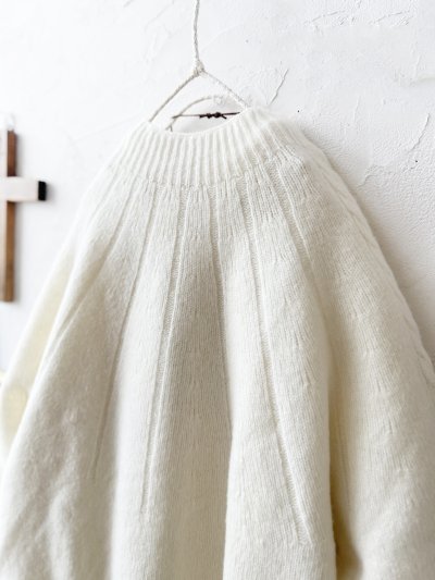 画像9: SO／アランニットプルオーバー・アイボリー