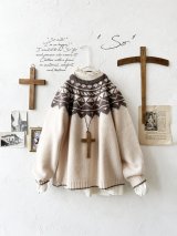 SO／ノルディックニットプルオーバー・オートミール