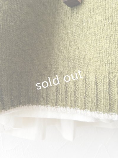 画像4: SO／ノルディックニットプルオーバー・モスグリーン