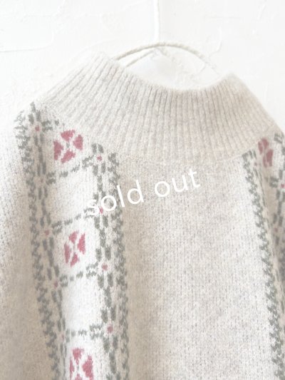 画像15: SO／チロリアンニットベスト・ブラック×オートミール