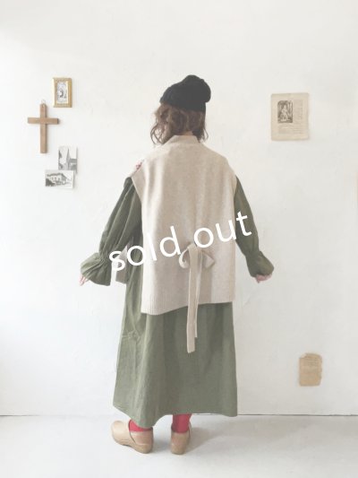 画像20: SO／チロリアンニットベスト・オートミール×カラー