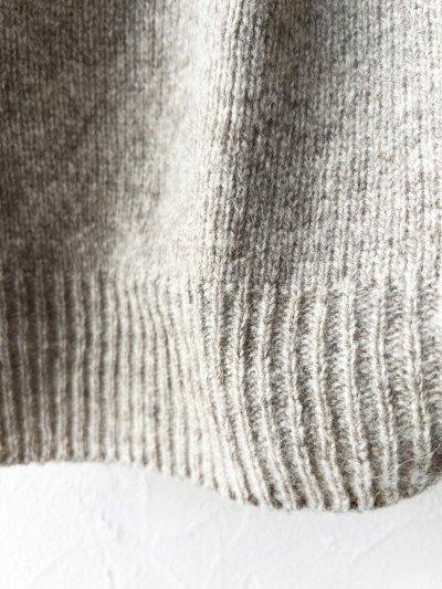 画像4: SO／アランニットプルオーバー・ベージュ