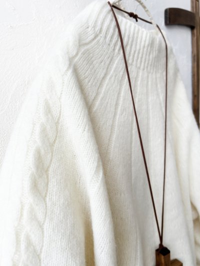 画像5: SO／アランニットプルオーバー・アイボリー