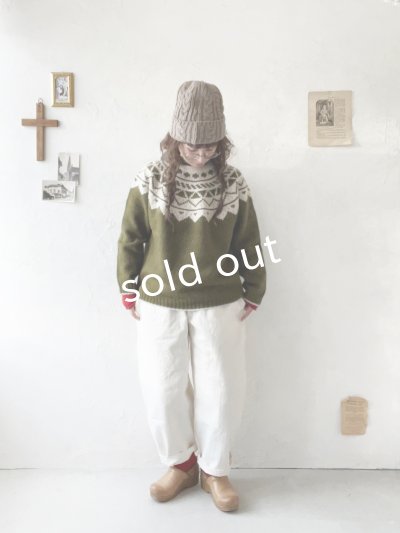 画像9: SO／ノルディックニットプルオーバー・ブラッドレッド