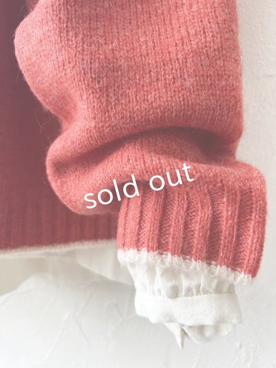 画像4: SO／ノルディックニットプルオーバー・ブラッドレッド