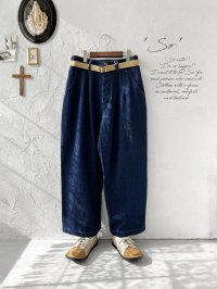 SO／デニムテーパードパンツ  ・インディゴ