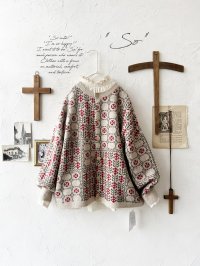 SO／チロリアンニット2wayカーディガン・オートミール×カラー