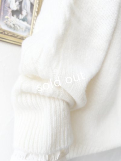 画像4: 【SALE】SO／アランニットプルオーバー・アイボリー