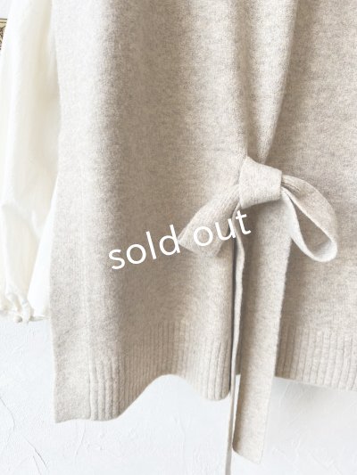 画像8: SO／チロリアンニットベスト・オートミール×ブラック