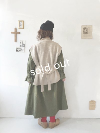 画像14: SO／チロリアンニットベスト・オートミール×ブラック