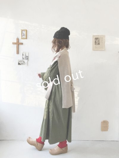 画像19: SO／チロリアンニットベスト・オートミール×カラー