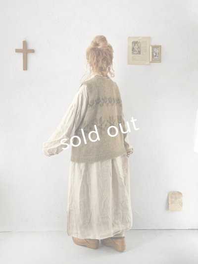 画像10: 【半額SALE】SO／モヘアノルディックベスト・アイアンブルー