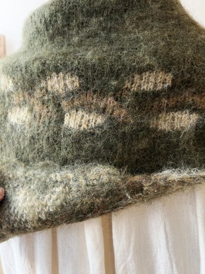 画像5: SO／モヘアノルディックストール・カーキ