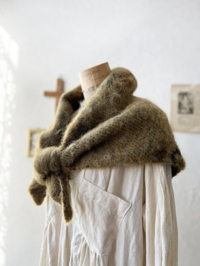 画像2: SO／モヘアノルディックストール・ウィローグリーン