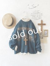 SO／モヘアノルディックプルオーバー・アイアンブルー