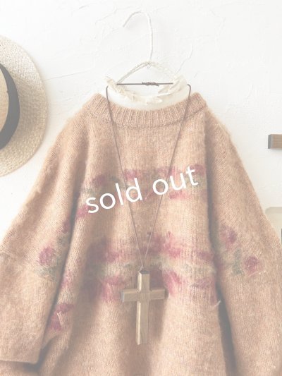 画像2: 【半額SALE】SO／モヘアノルディックプルオーバー・オレンジ