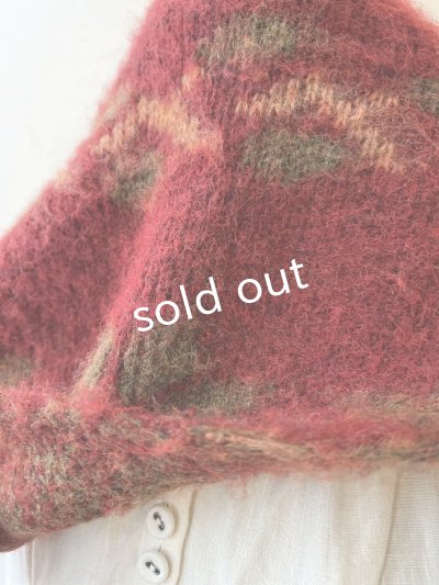 画像6: SO／モヘアノルディックストール・レッド