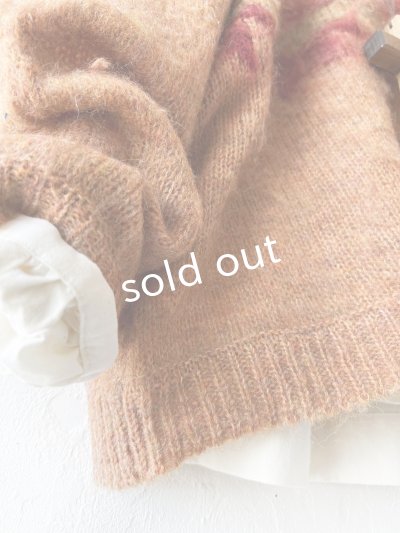 画像4: 【半額SALE】SO／モヘアノルディックプルオーバー・オレンジ