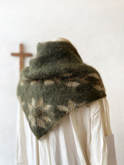 画像4: SO／モヘアノルディックストール・カーキ