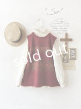 【半額SALE】SO／モヘアノルディックベスト・レッド