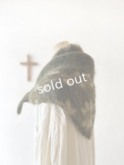 画像3: 【半額SALE】SO／モヘアノルディックストール・カーキ