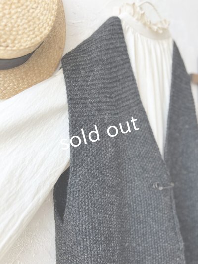 画像5: SO／シェットリノピン付きベスト・チャコール