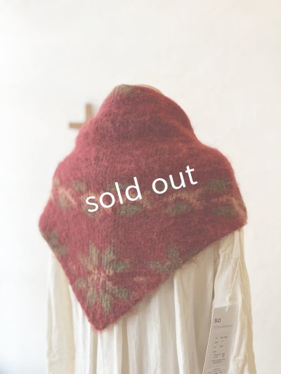 画像4: SO／モヘアノルディックストール・レッド