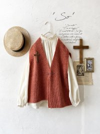 SO／シェットリノピン付きベスト・オレンジ