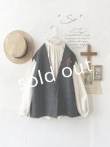 SO／シェットリノピン付きベスト・チャコール