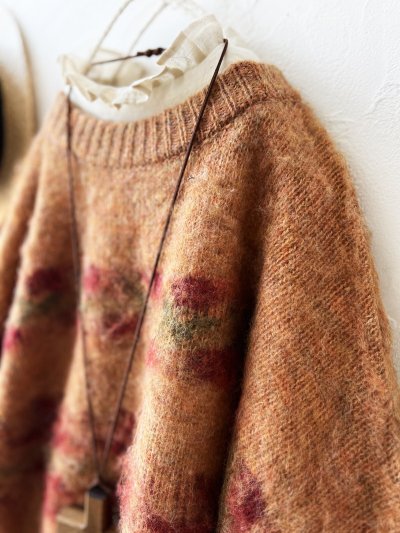 画像5: SO／モヘアノルディックプルオーバー・オレンジ