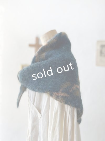 画像3: 【半額SALE】SO／モヘアノルディックストール・アイアンブルー