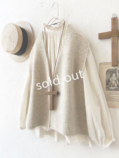 画像2: SO／シェットリノピン付きベスト・ナチュラル