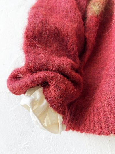 画像4: SO／モヘアノルディックプルオーバー・レッド