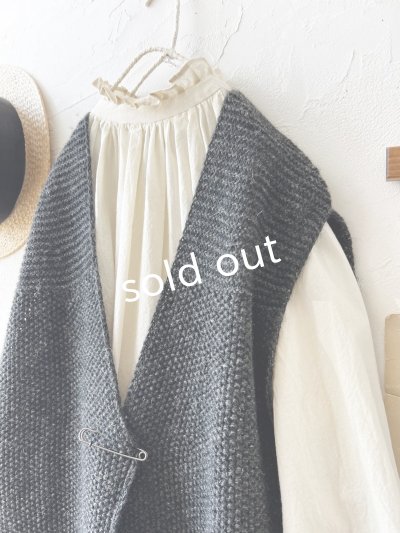 画像2: SO／シェットリノピン付きベスト・チャコール