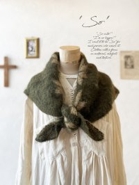 SO／モヘアノルディックストール・カーキ