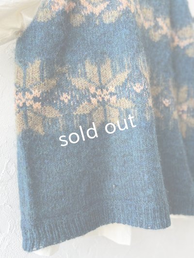 画像3: 【半額SALE】SO／モヘアノルディックベスト・アイアンブルー