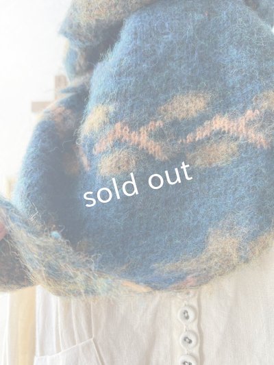 画像6: 【半額SALE】SO／モヘアノルディックストール・アイアンブルー