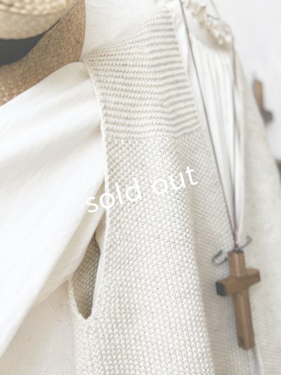 画像7: SO／シェットリノピン付きベスト・ナチュラル