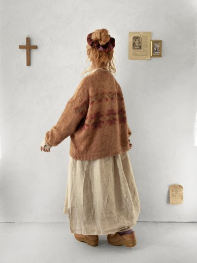 画像10: SO／モヘアノルディックプルオーバー・レッド