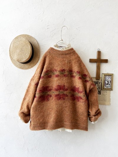 画像6: SO／モヘアノルディックプルオーバー・オレンジ