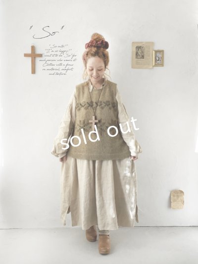 画像8: SO／モヘアノルディックベスト・ウィローグリーン