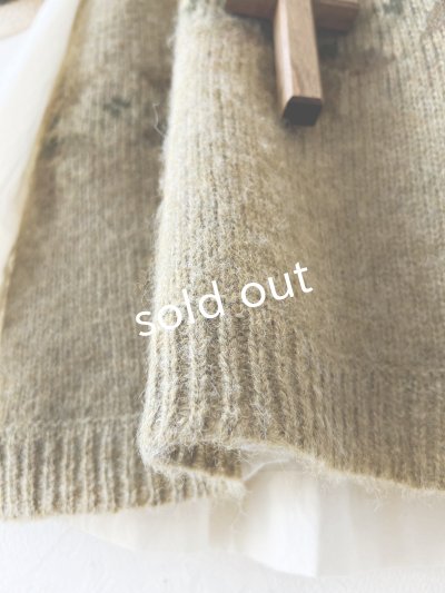 画像5: SO／モヘアノルディックベスト・ウィローグリーン