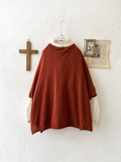 画像6: SO／ふわふわワイドベスト・ダークオレンジ