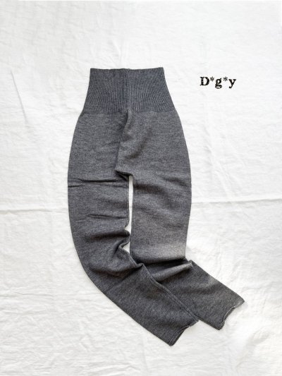 画像1: D*g*y／ハラマキニットパンツ・グレー